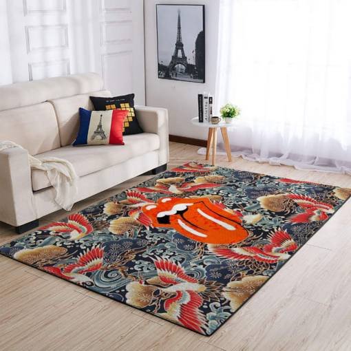 Rolling Stones Japan Pattern Rug Carpet