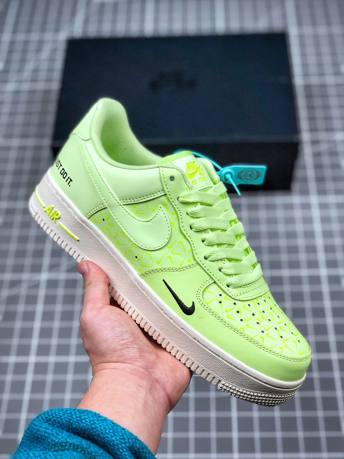 Nike Air Force 1 Low Just Do It Neon Yellow CT2541-700 5340426