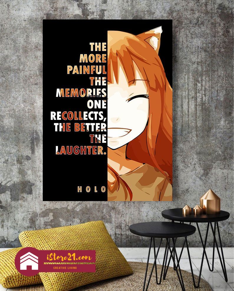 Holo Spice And Wolf Vi Canvas Poster Gift For Fan, Friends, Home Decor, Wall Art