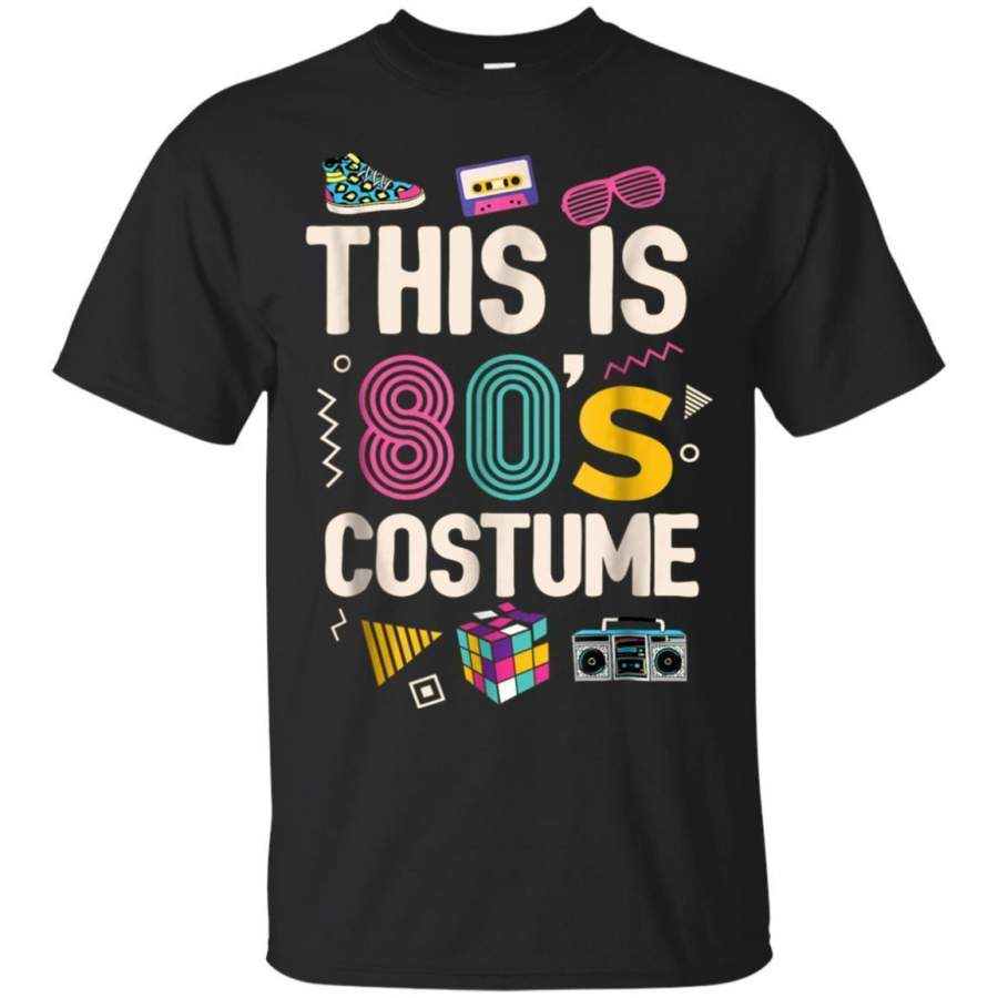 AGR 80s Lover Shirt This Is My 80s Costume Gift Tshirt Jaq T-shirt