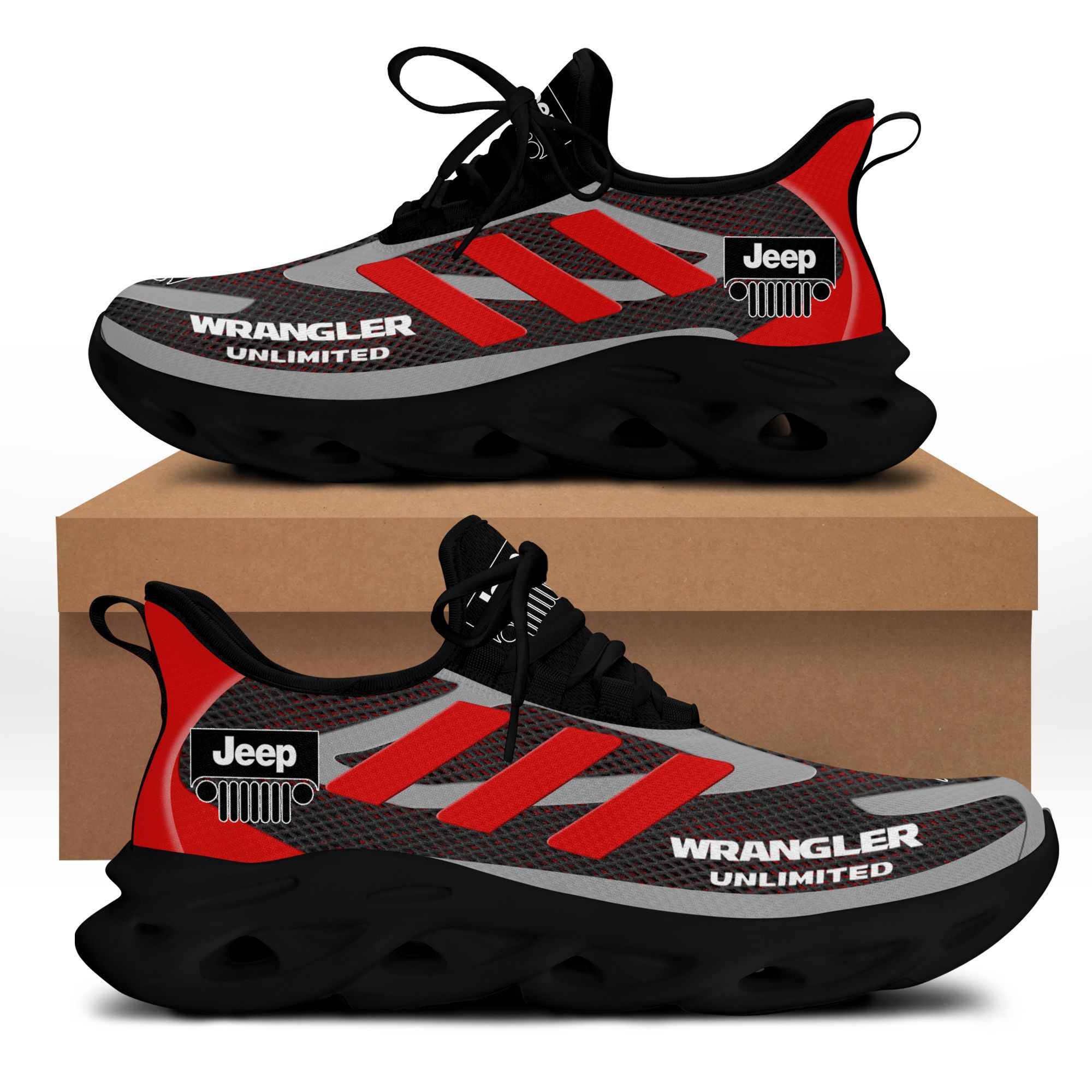 Jeep Wrangler Bs Running Shoes Ver 10 (Red)