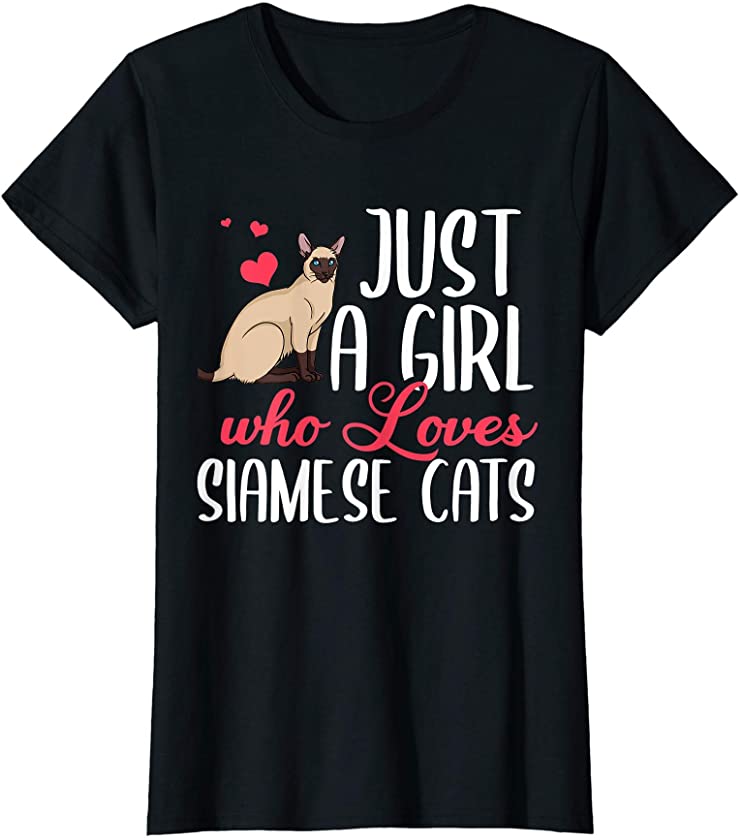 Siamese Cat Gift Kitten Owner Lover T-Shirt