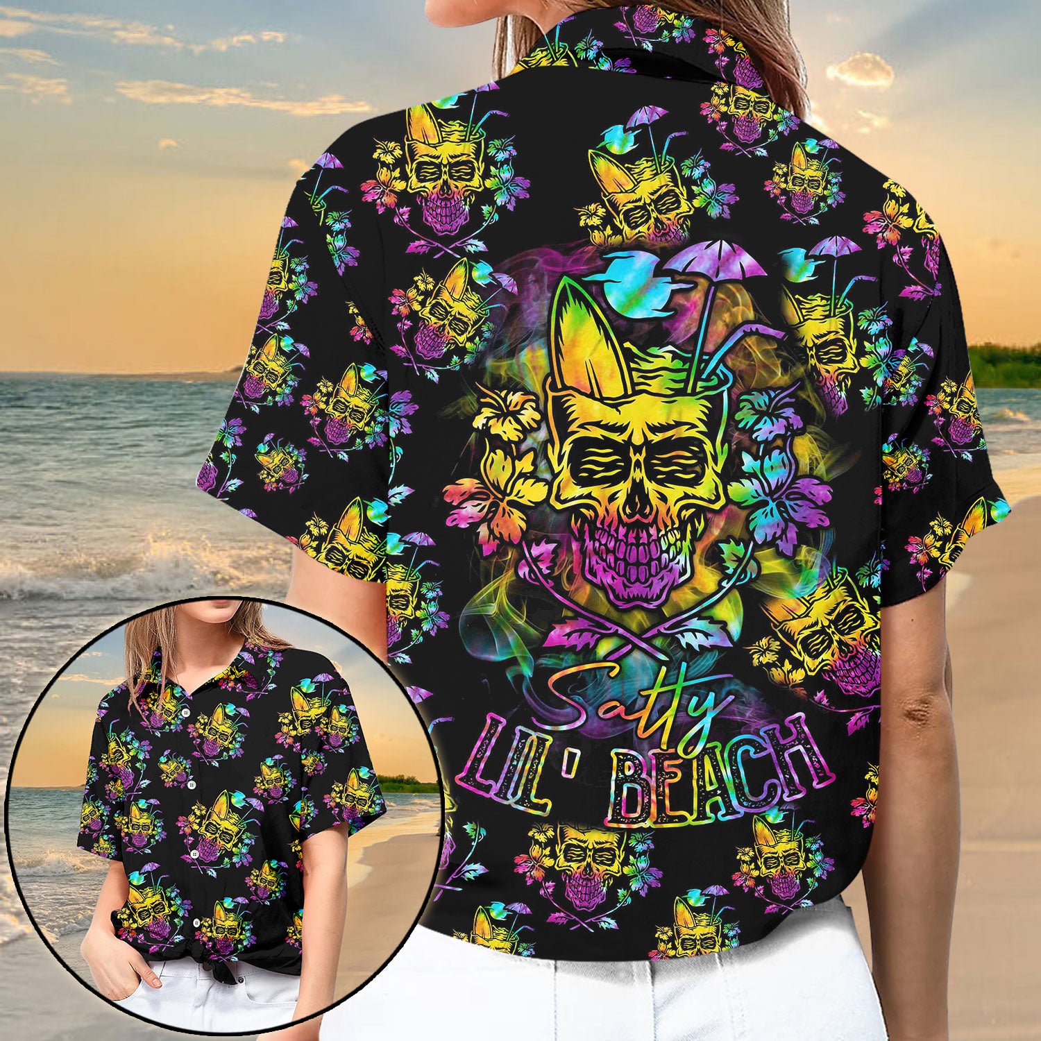 Skull Tropical Hawaii Set Ha54885