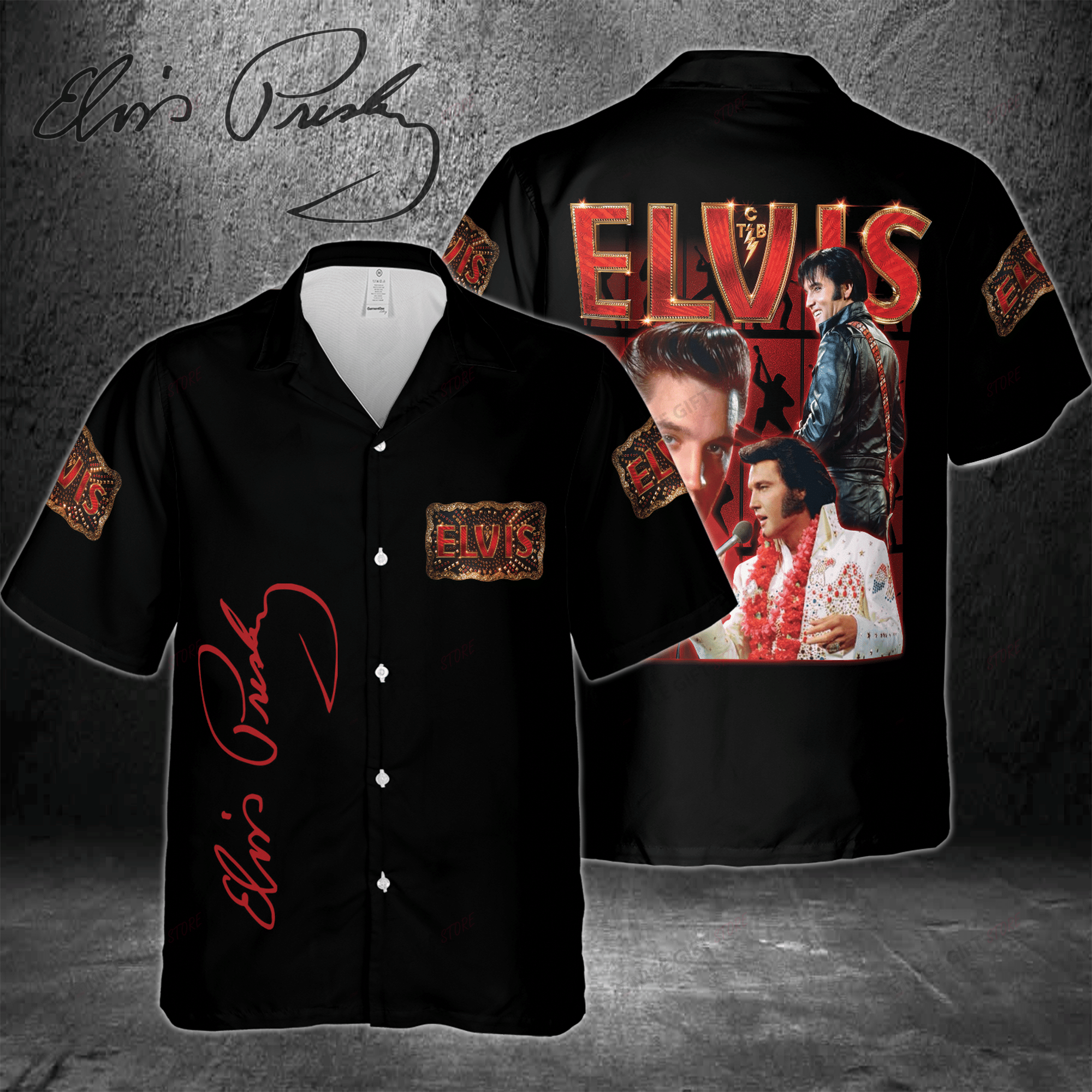 Elvis Presley Hawaiian 3D Shirt 3Hs-W9U6