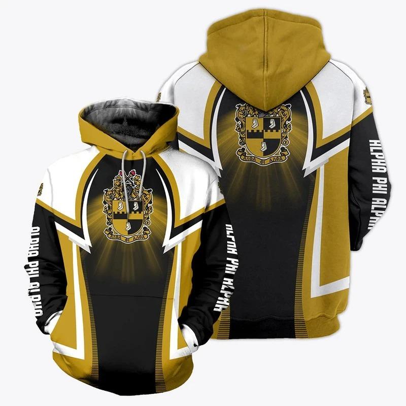 Wonderprint Hoodie – Shining Alpha Phi Alpha Pullover