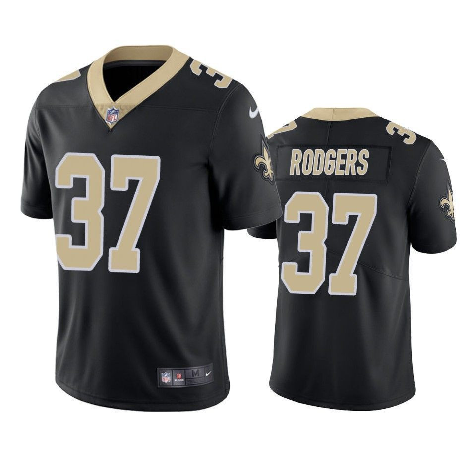 New Orleans Saints Jacquizz Rodgers Black Vapor Limited 3D Jersey