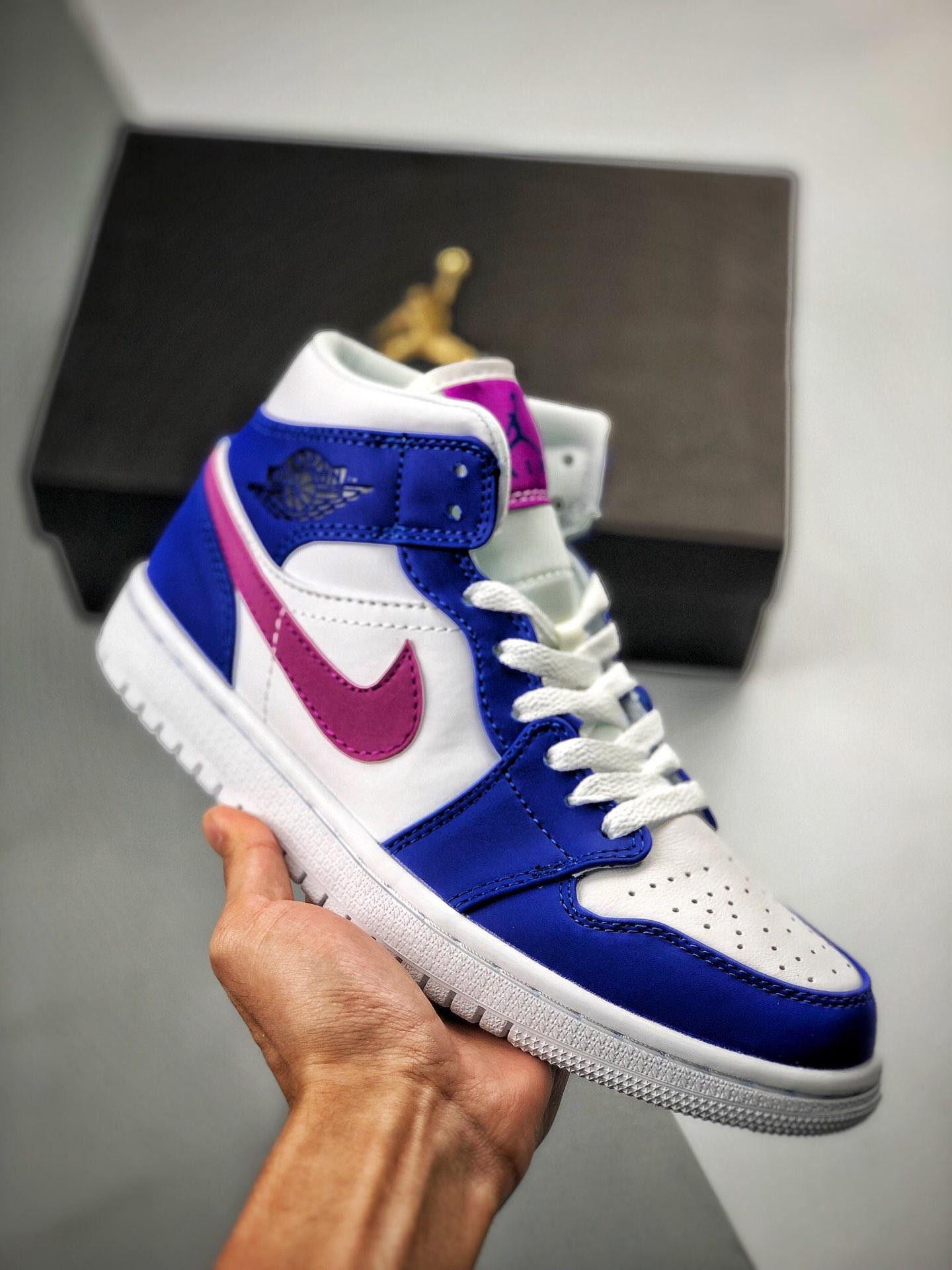 JD 1 Mid Hyper RoyalHyper Violet-White 554724-451 5341655