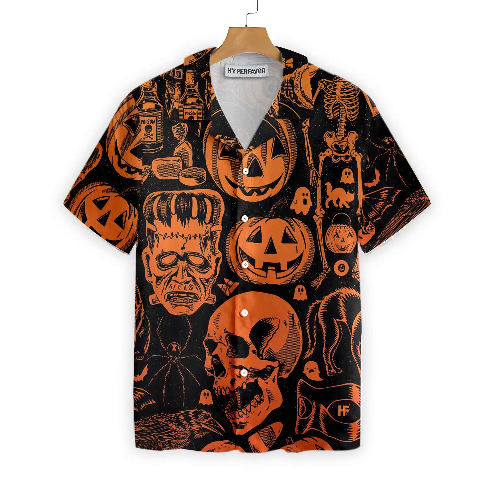 Everyday Is Halloween For Real V2 Halloween Hawaiian Shirt, Halloween Shirt For Men And Women