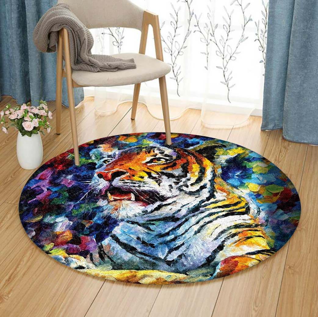 Bengal Tiger AA051004TM Round Rug BEVR3107