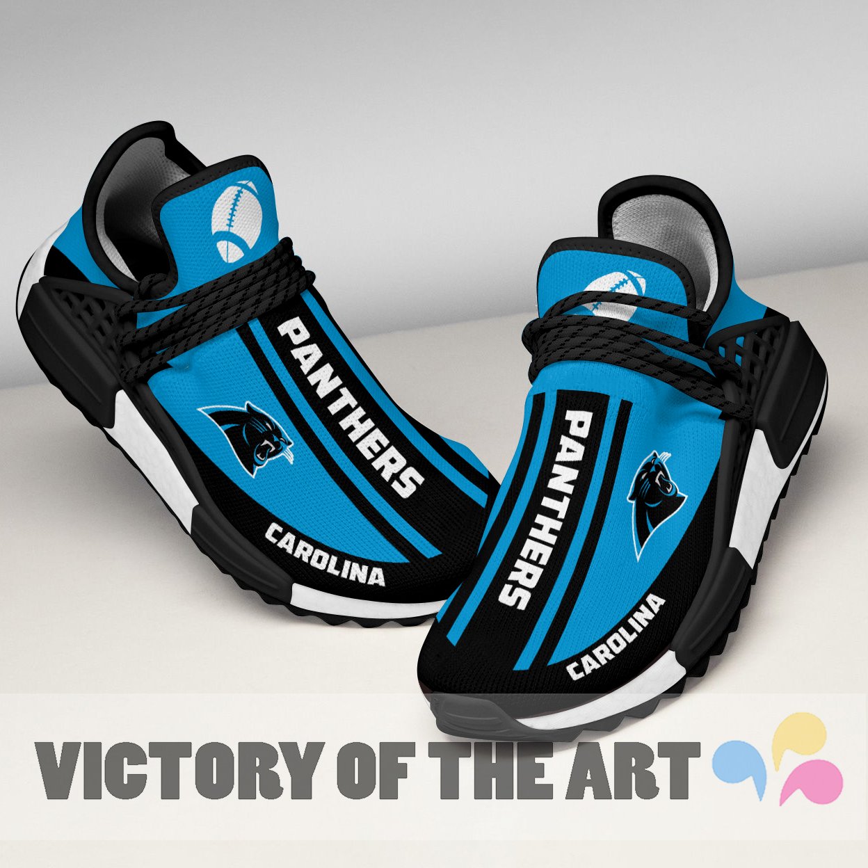 Fashion Carolina Panthers Human Race Shoes