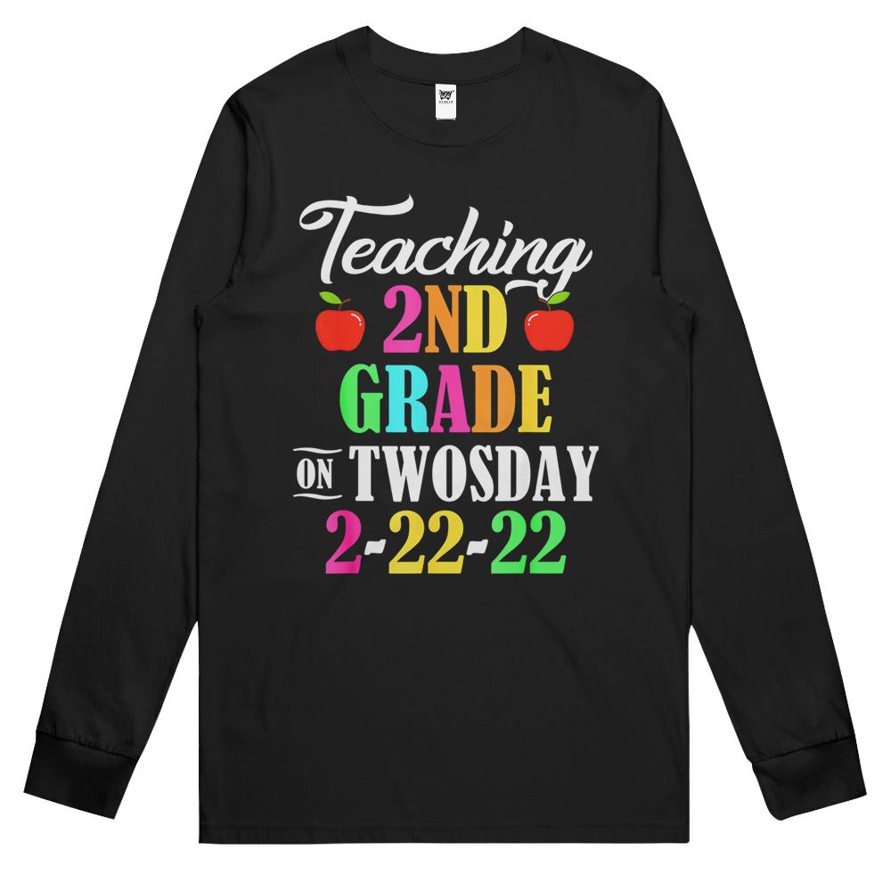 Twosday Tuesday February 22Nd 2022 Teaching 2Nd Grade Long Sleeve T Shirts