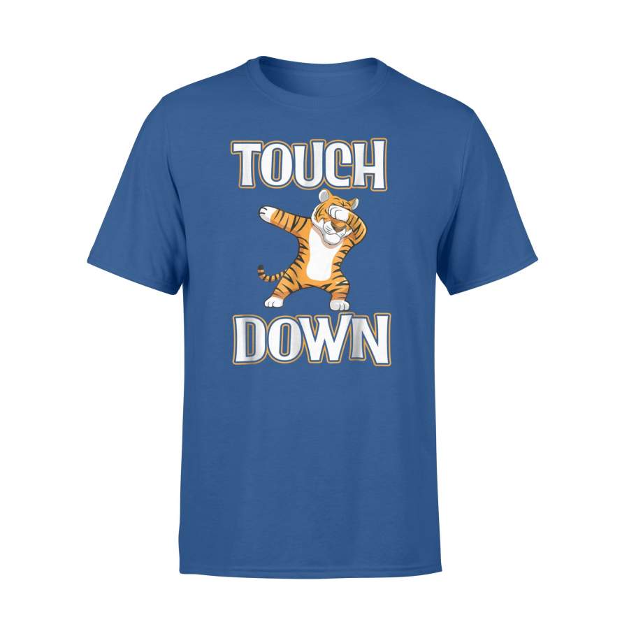 Bdaz Touchdown Dabbing Tiger Football Mascot Gift T-Shirt