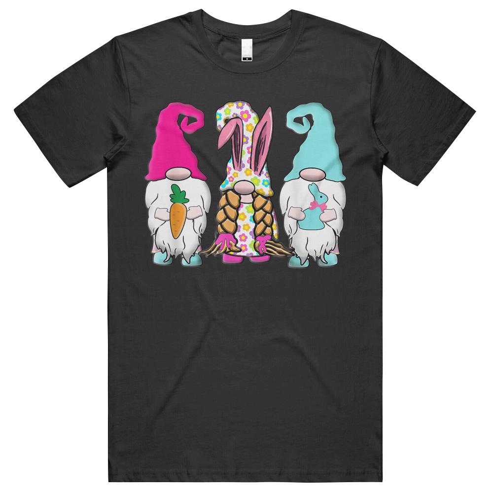 3 Easter Gnomes Pastel Spring Bunny Ears Rabbit T Shirts