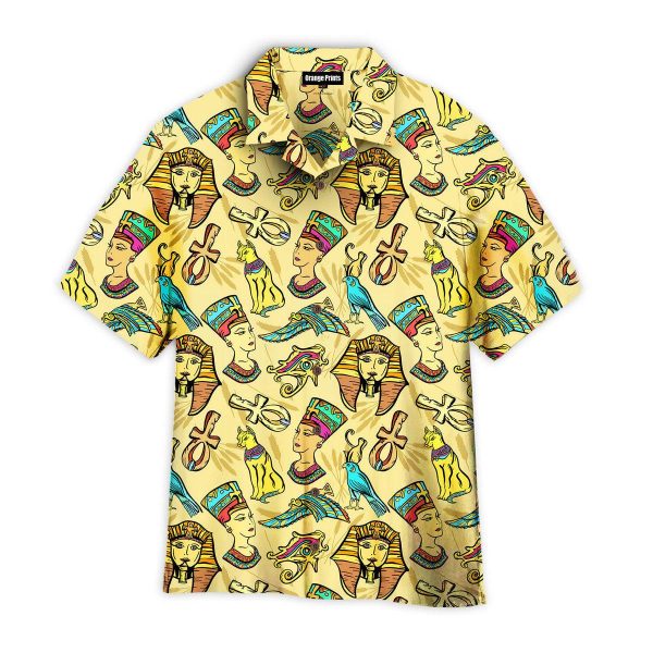 Ancient Egypt Classic Flash Tattoo Style Hawaii Shirt For Men Women Ha23809