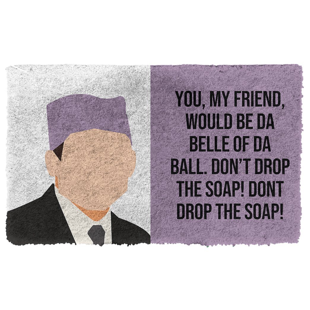 Gearhumans  Gearhuman 3D The Office Prison Mike Custom Doormat