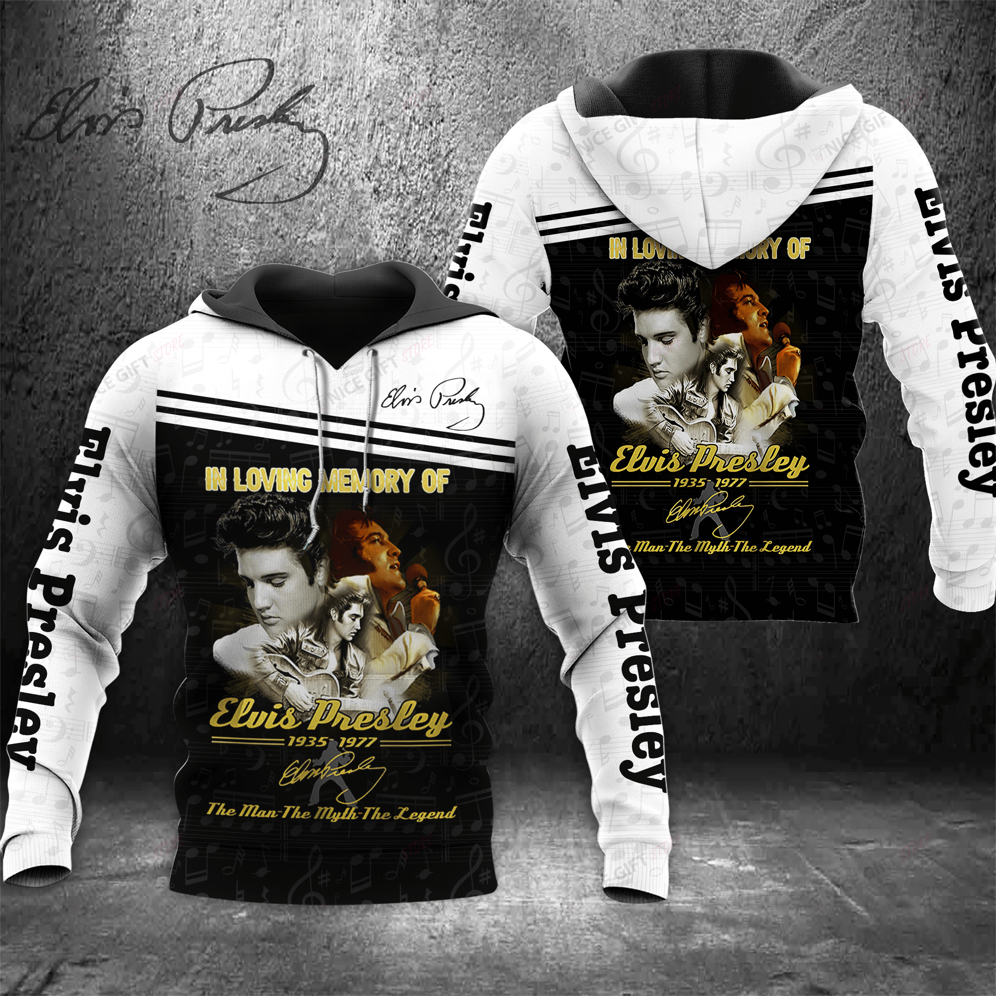 In Loving Memory Of Elvis Presley Hoodie 3D 3Ho-M9X6