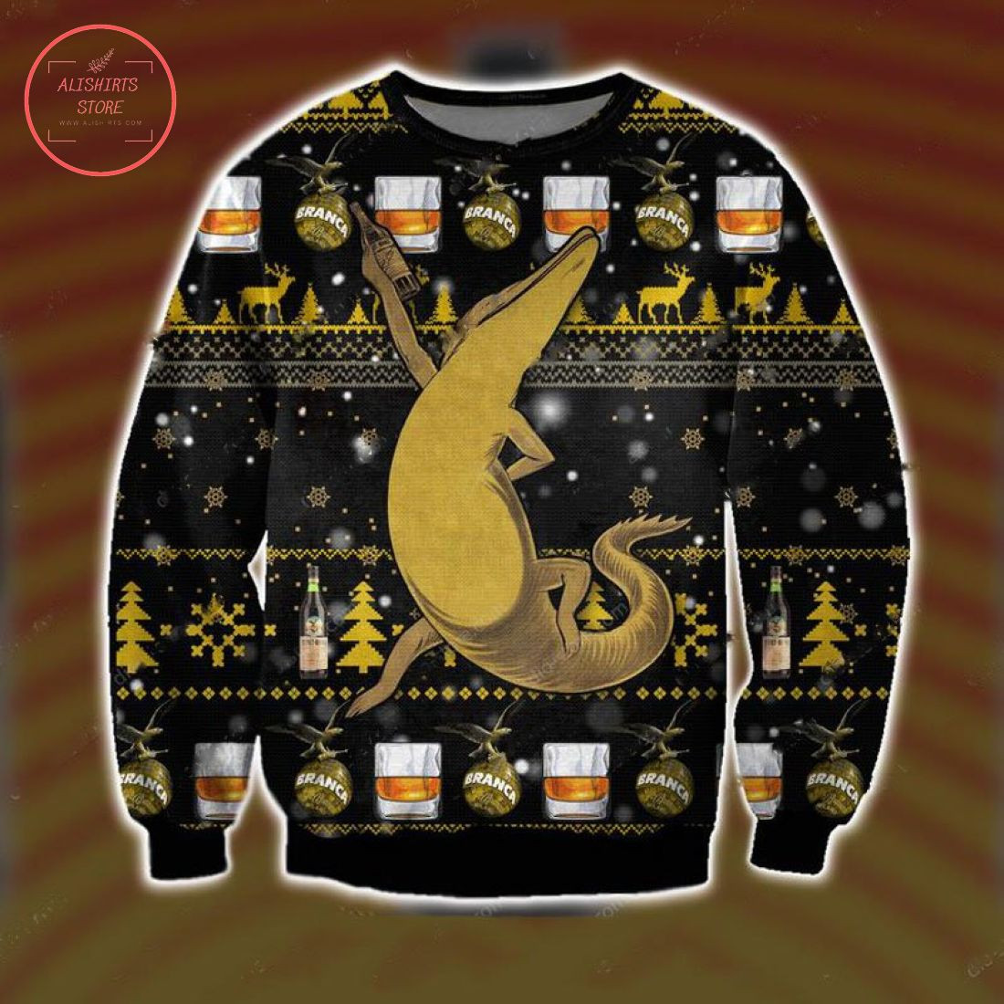 Fernet-Branca Beer Ugly Christmas Sweater