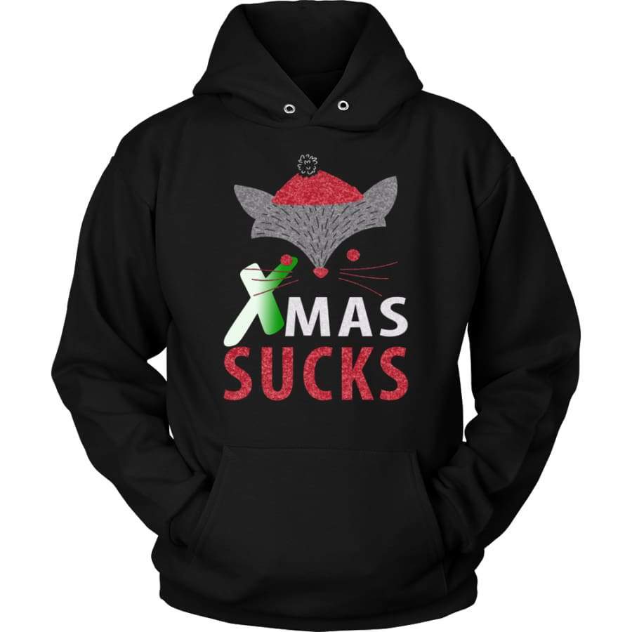 Xmas Sucks – Ugly Christmas Sweater Unisex Hoodie (12 Colors)