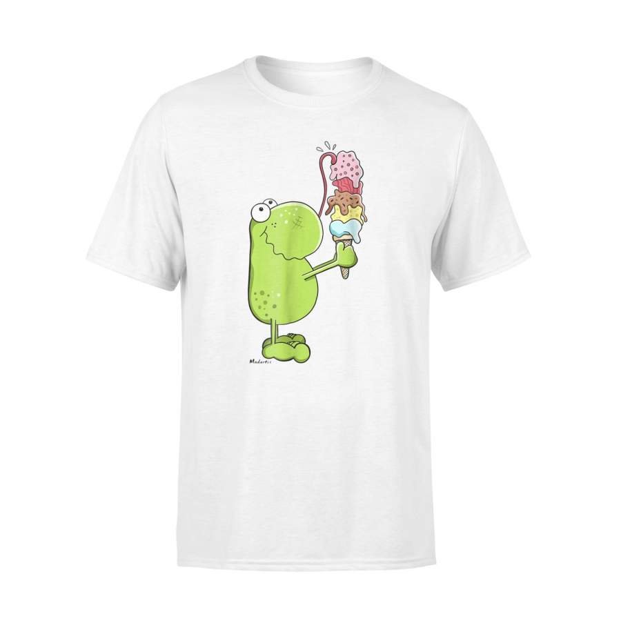 Cool Frog Ice Cream For Boys Girls Toddler Gift Premium T-Shirt