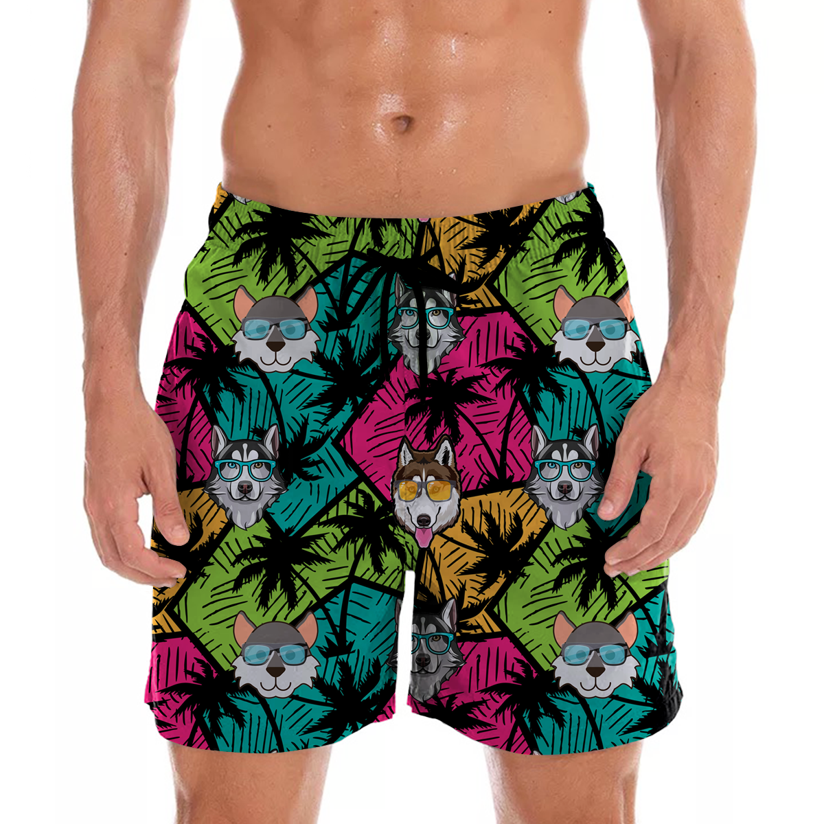 Husky Aloha Hawaii Shorts Ha2582