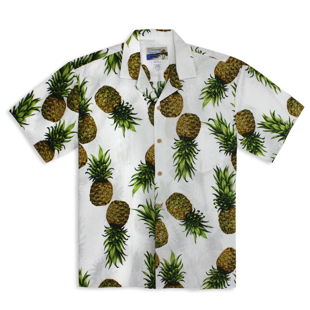 Maui Pineapple White High Quality Hawaii Shirt Ha58603