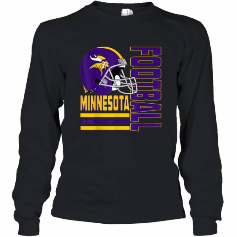 Minnesota Vikings Footballs Fan shirt Long Sleeve T-Shirt