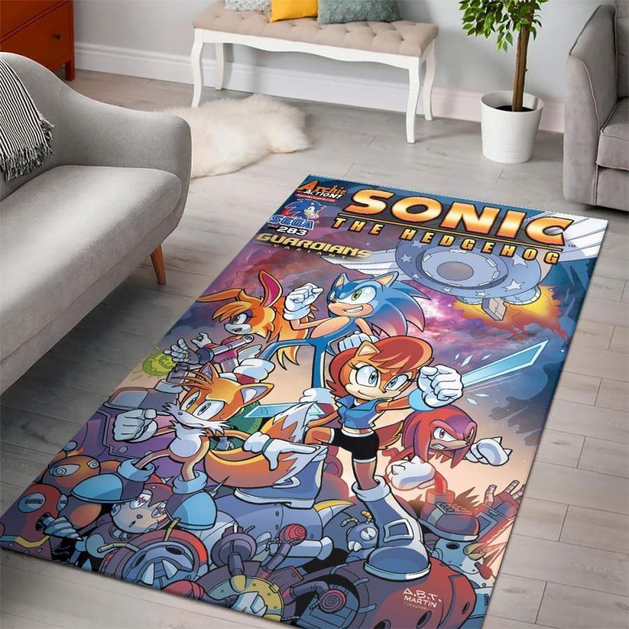 Sonic The Hedgehog FN200224 Gaming Area Rug – Floor Decor The US Decor