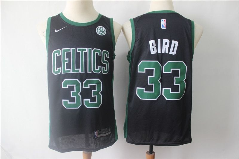 Boston Celtics Larry Bird #33 2020 NBA New Arrival Black Jersey