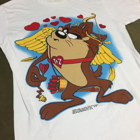 1993 Looney Tunes Taz Cupid Vintage T Shirt