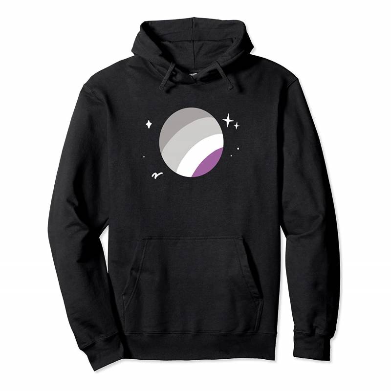 Asexual Planet LGBTQ Ace Pride Flag Space Aesthetic Hoodie, T-Shirt, Sweatshirt, Tank Top, Racerback, Dolman