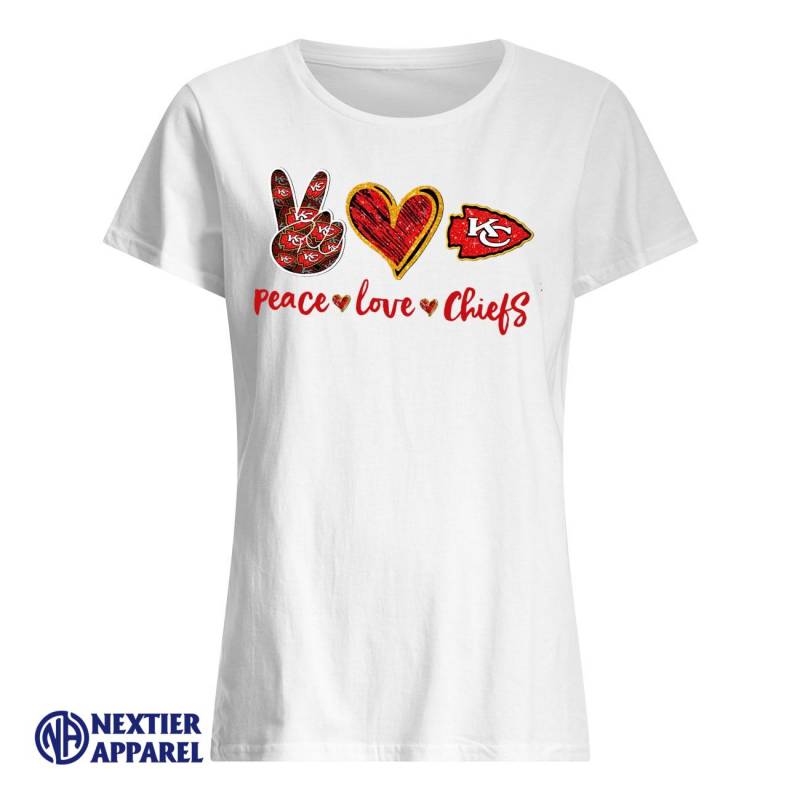 Peace Love Kansas City Chiefs Shirt Classic Women’s T-Shirt