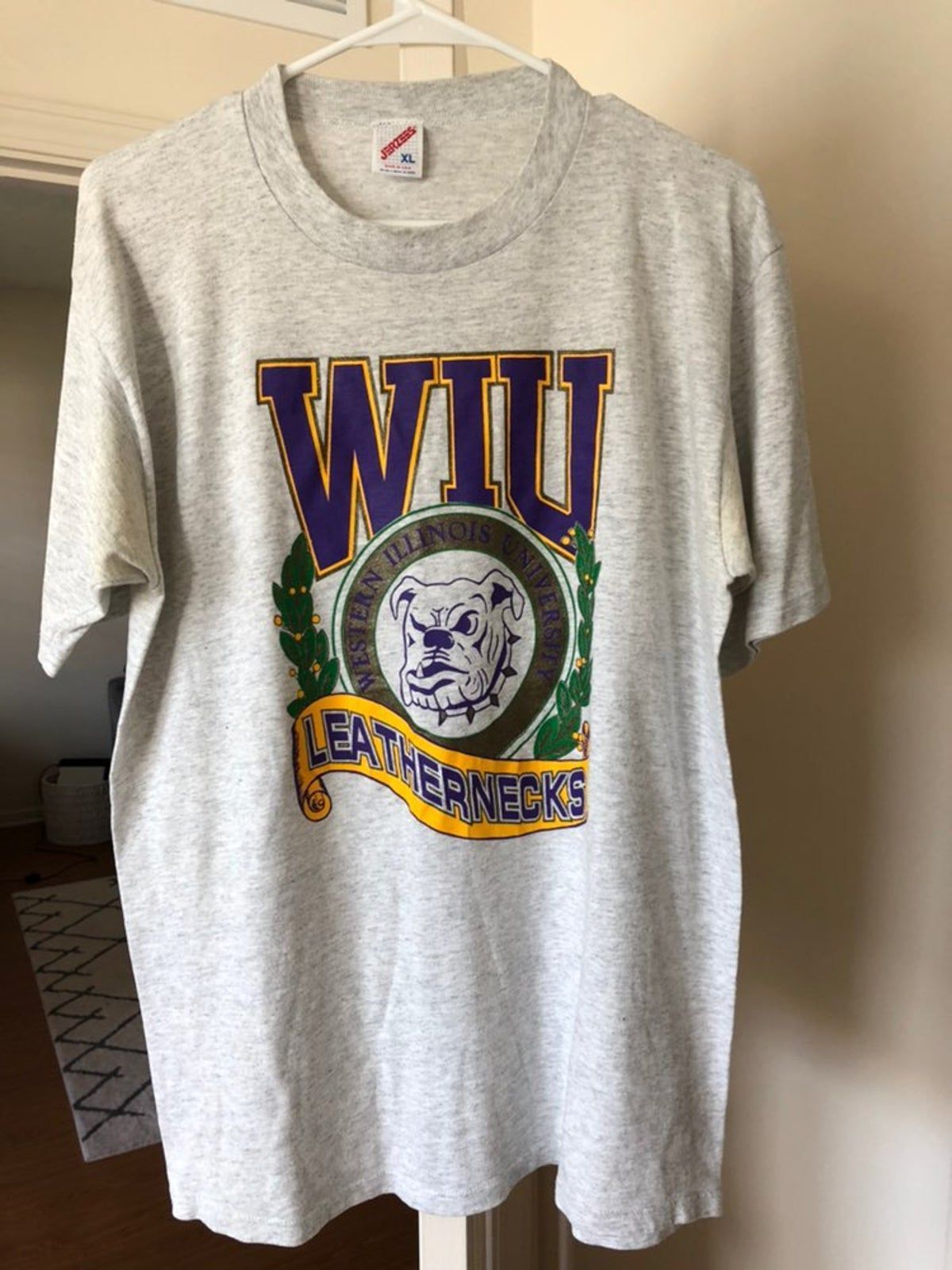 Vintage Western Illinois Bulldog College Shirt