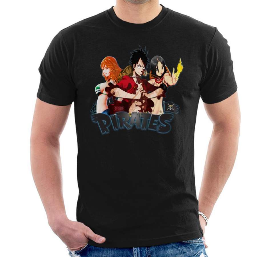 One Piece Luffy Nami And Nico Pirates Men’s T-shirt