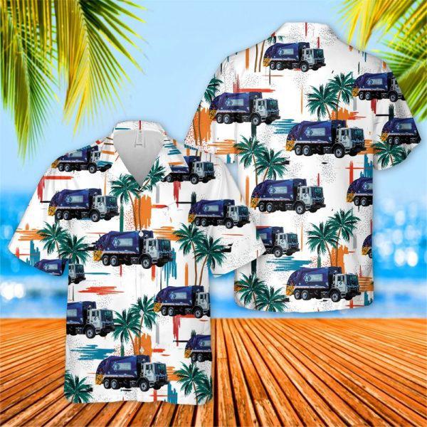 Waste Connections Of Canada Garbage Truck Aloha Hawaii Shirts For Men Women Ha35813