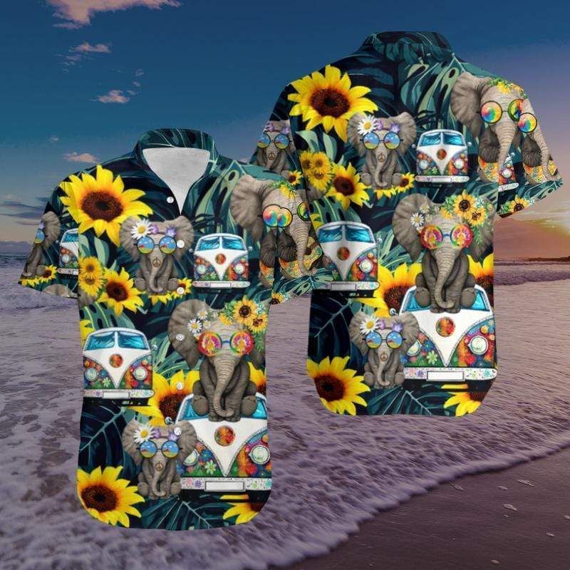 Check Out This Awesome Wonderful Campingelephant Hawaii Aloha Shirts Ha105094