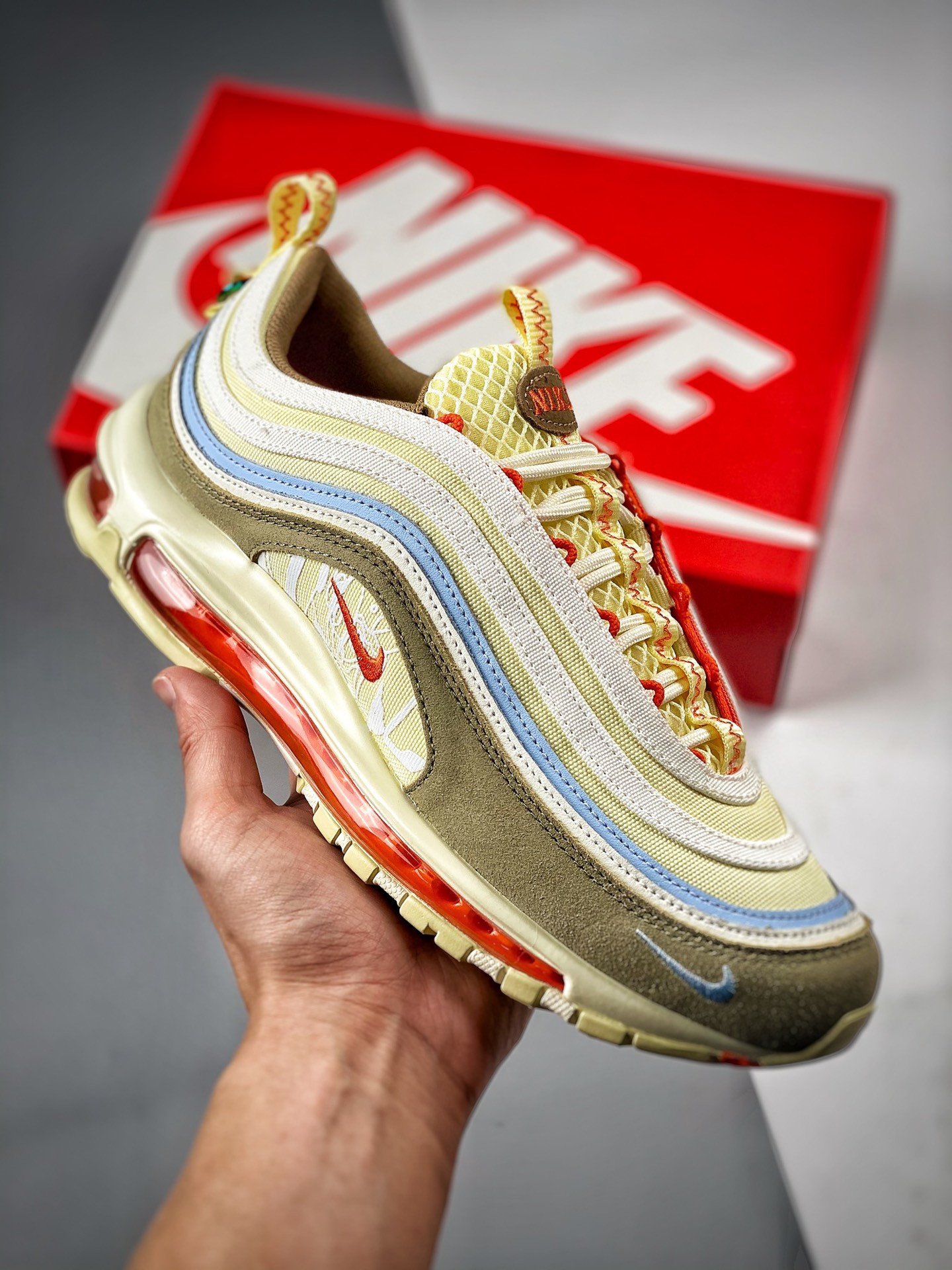 Nike Air Max 97 Alabaster Ivory Olive DX6037-781 5339622