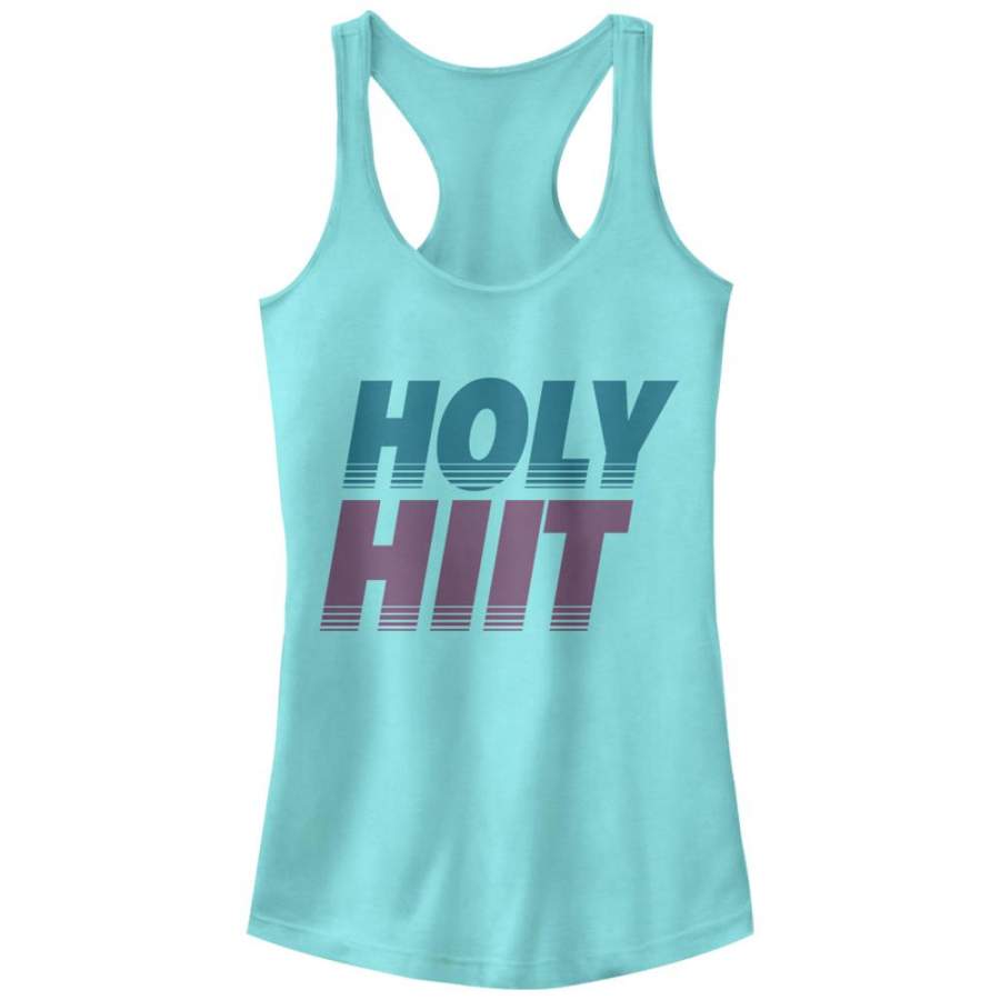 CHIN UP Junior’s Holy HIIT  Racerback Tank Cancun