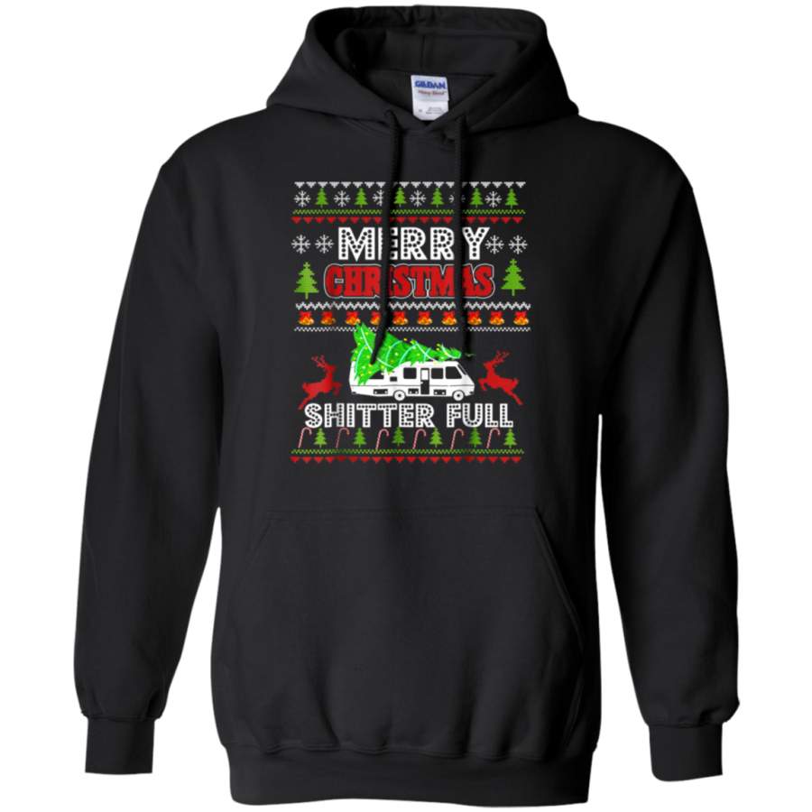 AGR Merry Christmas Shitter Full Shirt G185 Gildan Pullover Hoodie 8 oz.
