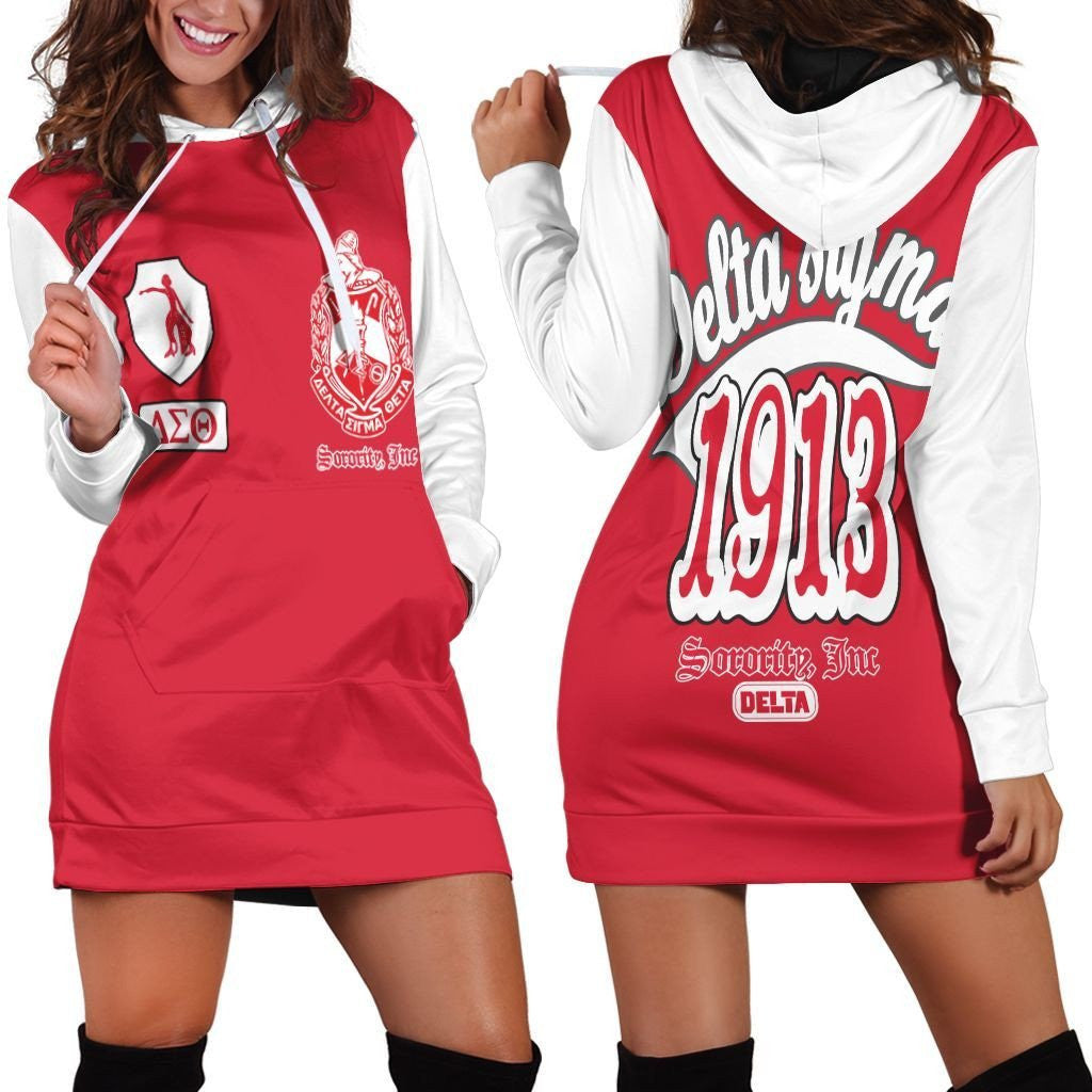 Sorority Dress – Delta Sigma Theta 1913 Hoodie Dress