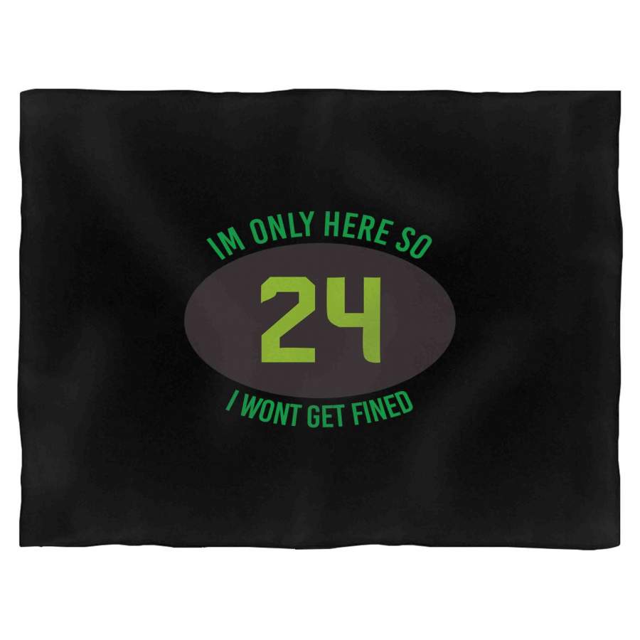 Beast Mode Marshawn Lynch Seattle Seahawks I’m Only Here So I Won’t Get Fined Funny Quote Blanket