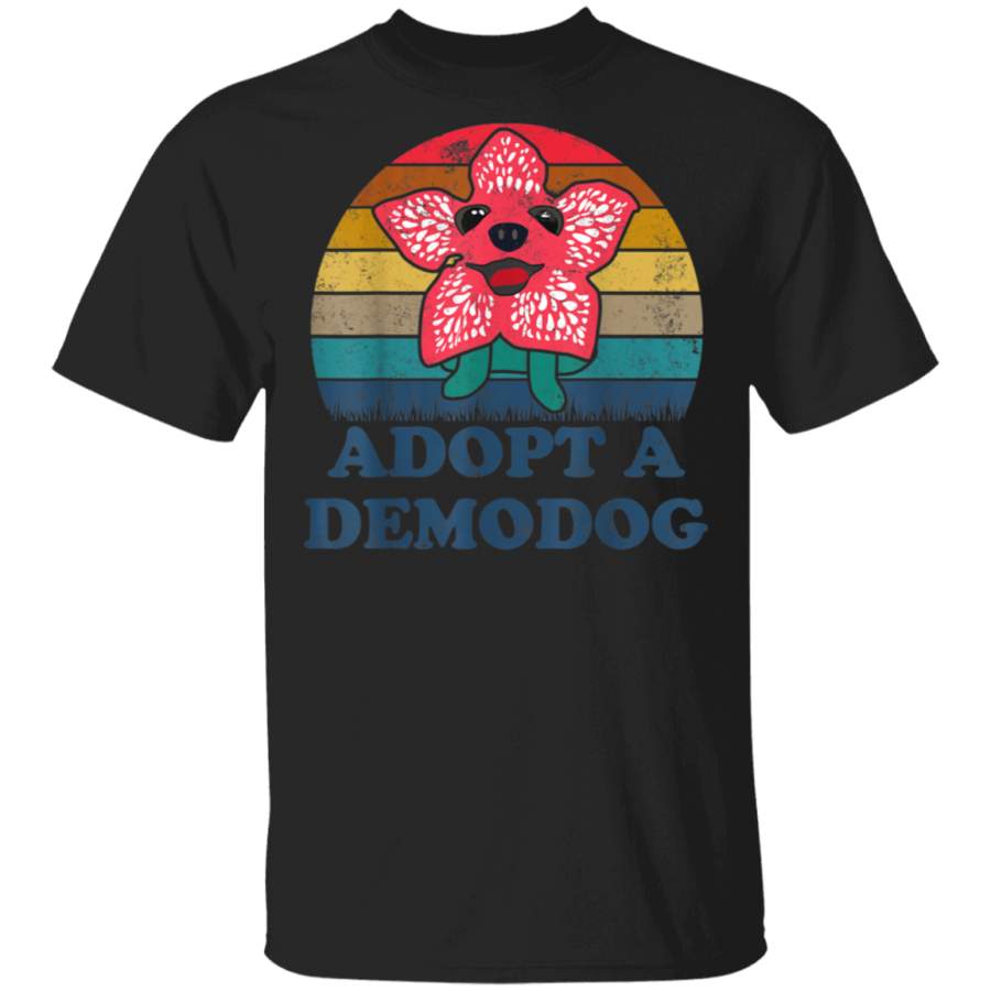 Adopt A Demodog Funny Dog Lovers T-Shirt Gift For Men Women