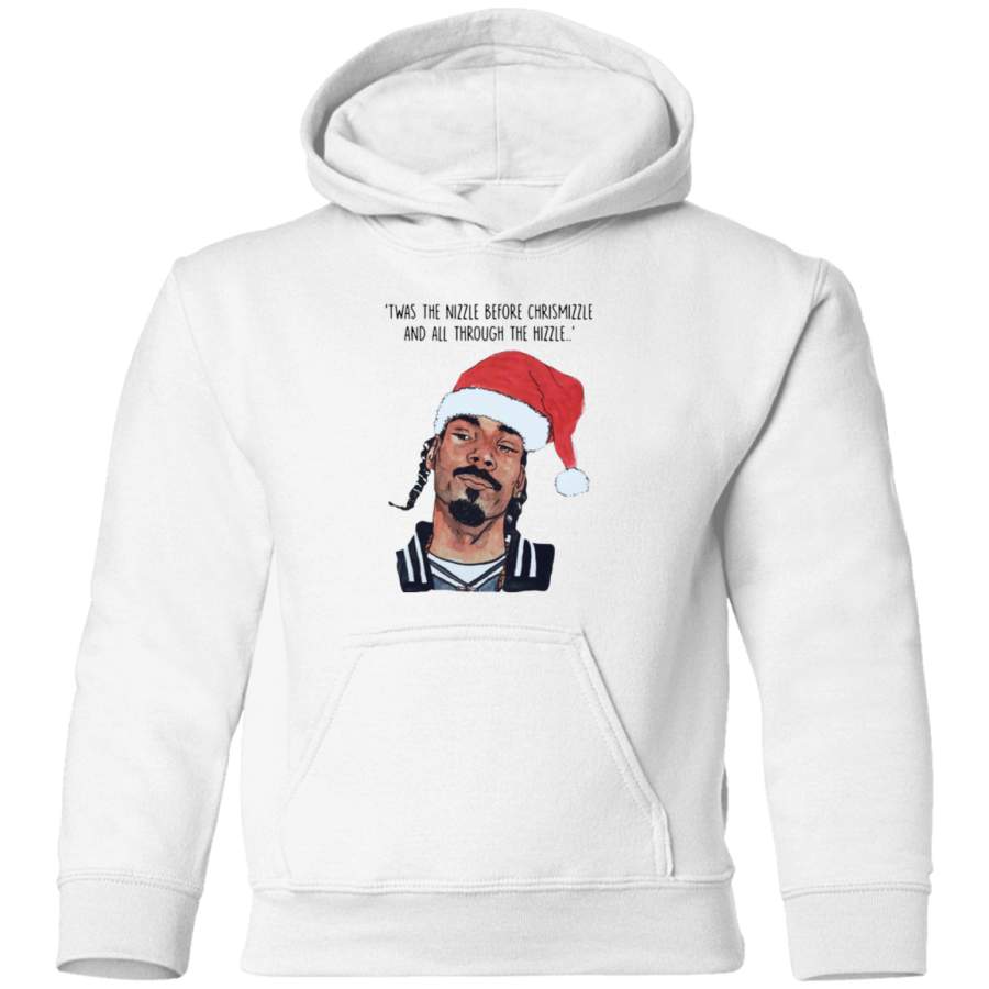 AGR Twas the nizzle before chrismizzle and all through the hizzle Toddler Pullover Hoodie