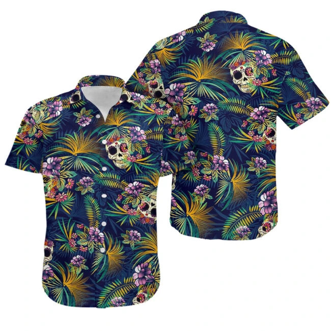 Skull Art Hawaii Shirt Unisex Adult Ha92900