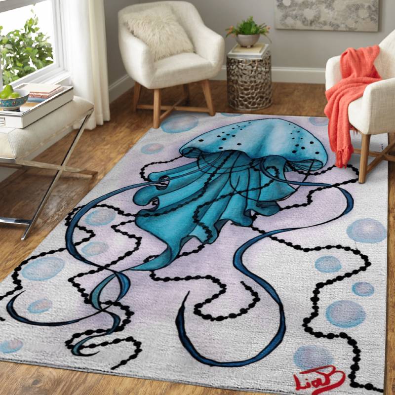 The Jellyfish – Animals Area Rug Carpet