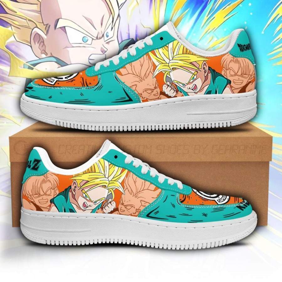 Kid Trunks Air Sneakers Custom Dragon Ball Anime Shoes Fan Gift PT05