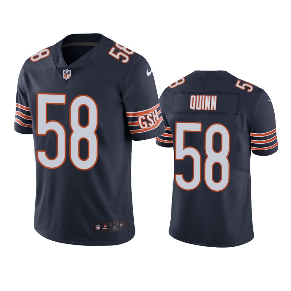 Chicago Bears Robert Quinn Navy Vapor Untouchable Limited Jersey