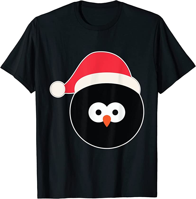 Penguin Face Christmas Design for Kids Toddler Adults Costum T-Shirt