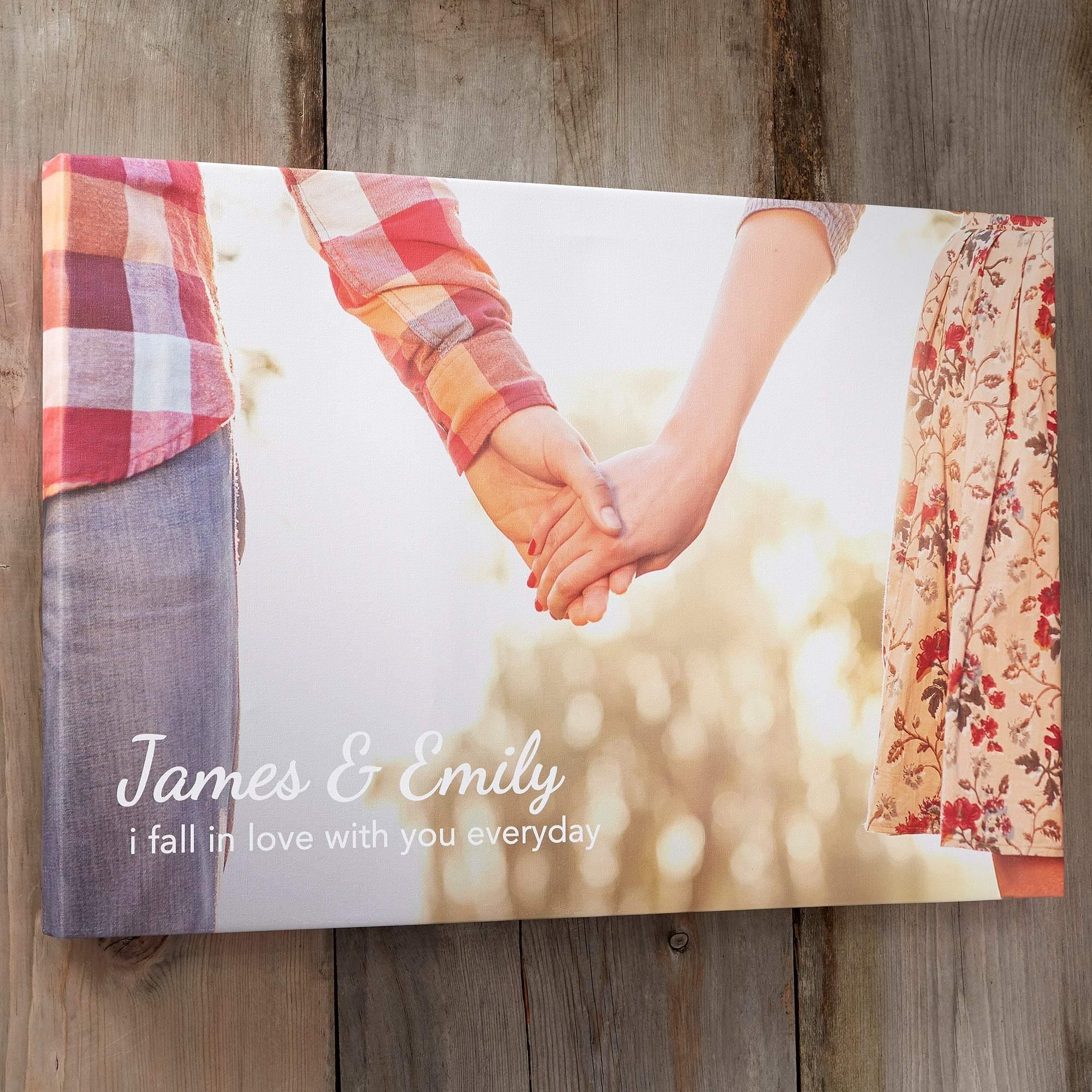 [Personalized Name & Photo] Our Photo Memories – Perfect Gift For Couple, Gift For Family, Gift For Home Decor, Best Idea Gift – Matte Canvas, Wall Art, Canvas Prints