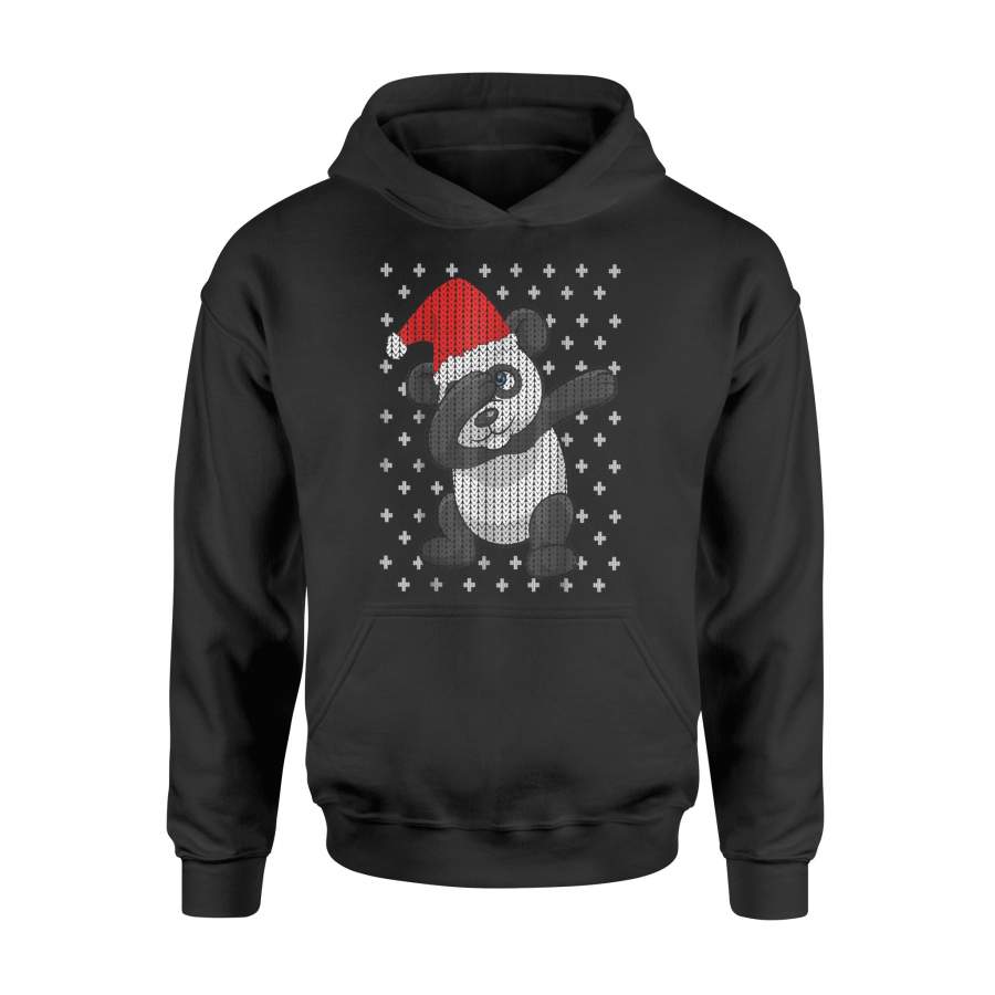 UGLY CHRISTMAS SHIRT Dabbing Panda Bear Santa Hat – Standard Hoodie