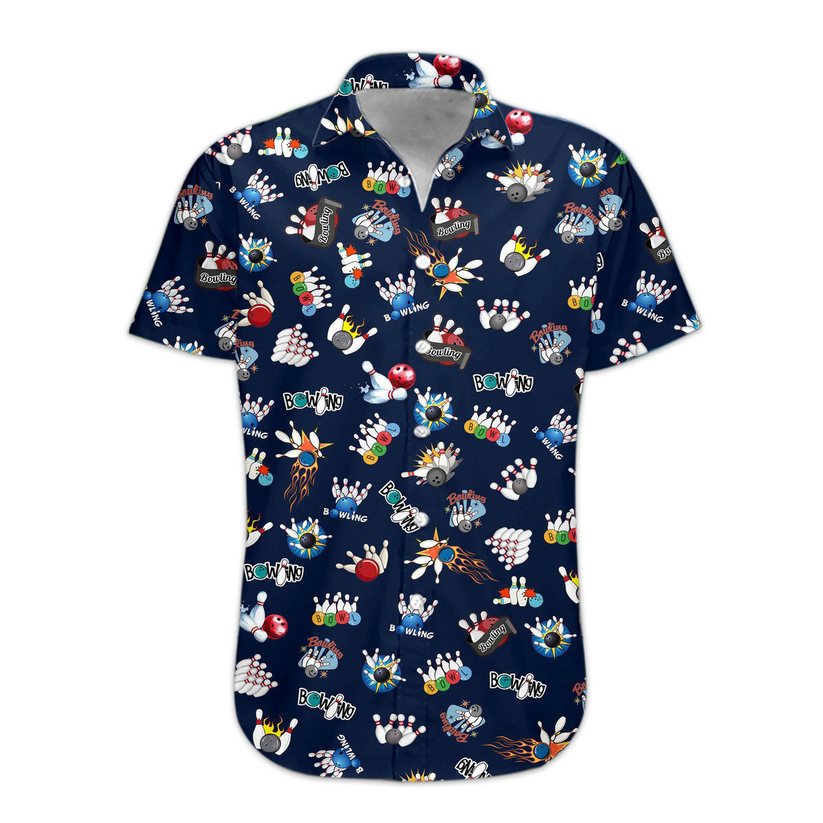 Gearhumans Bowling Hawaiian Shirt Ha58654